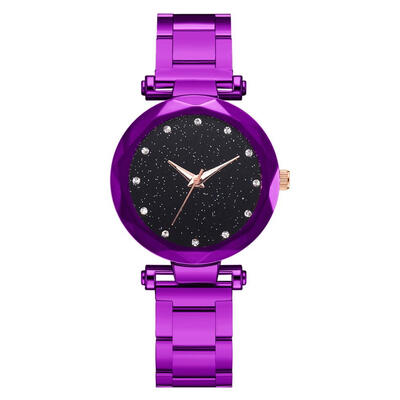 

Best Selling Women Watches Fashion Ladies Quartz Wristwatch Alloy Strap Starry Sky Dial Clock Casual Gift Zegarki Damskie