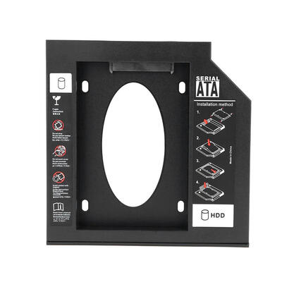 

23S1B 25 inch HDDSSD Dual Channel Hard Drive Optical Bay for 127mm PC