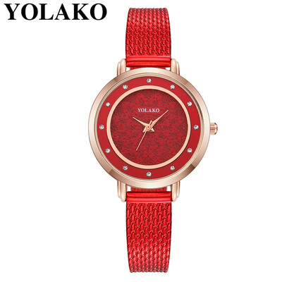 

RM Womens Casual Quartz Plastic Leather Band New Strap Watch Analog Wrist Watch