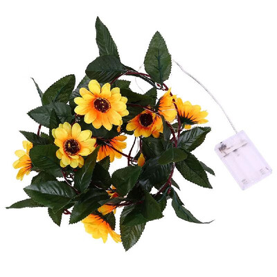 

Room Garden Party Decorative Light String Flower String Decorative Lantern Silicone Festival Decortation Small Flower