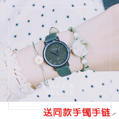 

Vintage Harajuku Wind Watch Female Korean Uzzang Retro Student Korean Simple Xiao Qing Xinsen Department