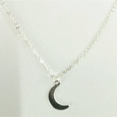 

IF ME New Crescent Moon Choker Necklace for Women BOHO Tiny Short Gold Silver Color Sailor Moon Pendant Chain Statement Necklace