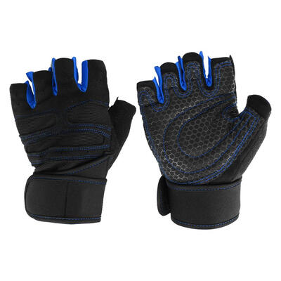 

Men Anti-slip Weight Lifting Half Finger Gloves Outdoor Cycling Gloves