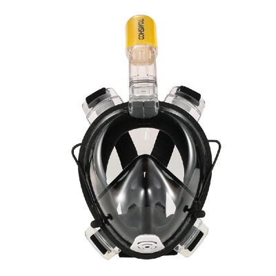 

TOMSHOO Adult Easy Swimming Diving Snorkel Mask 180° Panoramic Full Face Design with Action Camera Mounting for GoPro