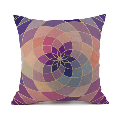 

〖Follure〗Geometric Patterns Cushion Cover Square Pillow Case Home Decor
