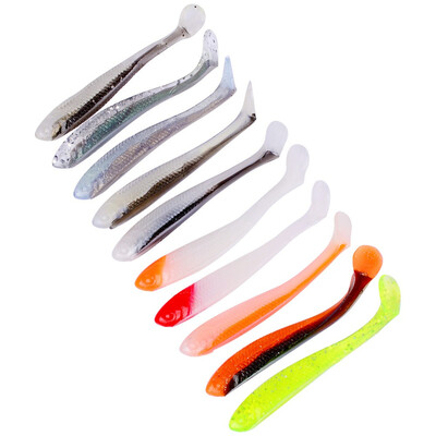 

VISSEN 10pcsbag 6cm 15g Fishing Lures Soft Rubber Bait Wobbler Grub Carp Fishing Bait Artificial Silicone Swimbait Fishing