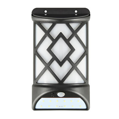 

Solar LED Colorful Flame LampLED Motion Sensor Wall Light Garden Yard Lamp