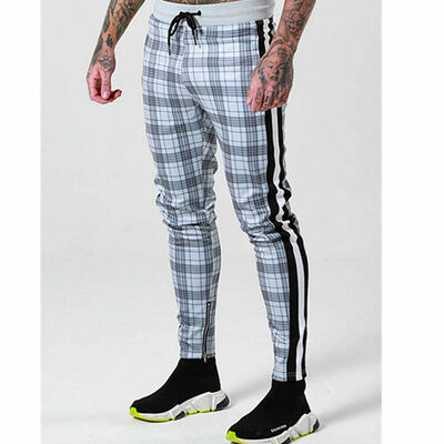 

Mens Sport Pants Long Trousers Tracksuit Fitness Workout Joggers Gym Sweatpants