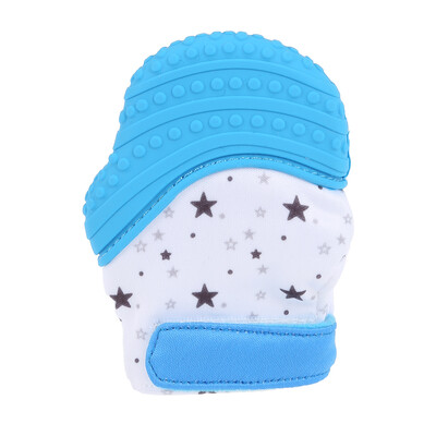 

Silicone Baby Glove Teether Sound Teething Chewable Infant Nursing Mitten
