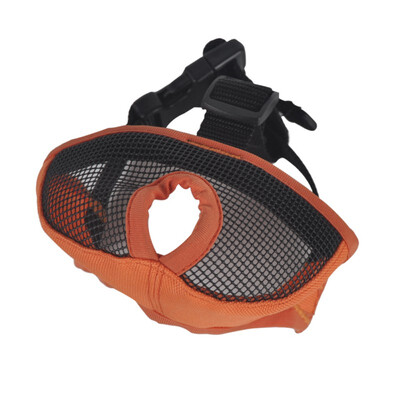 

Breathable Dog Muzzle For Dog Nylon Mask Bark Mesh Pet Dog Muzzle Comfortable Adjustable Design Grooming Anti Bite Muzzle