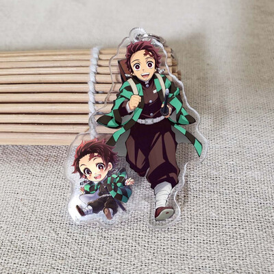 

Fat Bear Anime Demon Kimetsu no Yaiba Anime Acrylic Keychain Key Ring