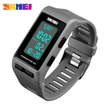 

SKMEI Mens Shockproof Sports Watch 3D Pedometer Digital Wrist Watch Waterproof