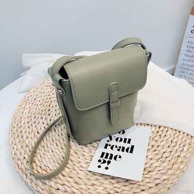 

Summer foreign gas bag Korean version of the simple womens bag 2019 new bucket bag single shoulder bag oblique satchel bag