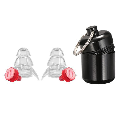 

1 Pair Noise Cancelling Ear Plugs for Sleeping High Fidelity Silicone Earplugs Musicians Hearing Protection with Sound Reduction