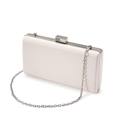 

Realer women shoulder bag Party Wedding ladies clutch bags Female evening small messenger bag chain purses&handbags white