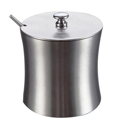 

Stainless Steel Salt Pepper Bottle Cruet Condiment Sugar Jar Kitchen Tool