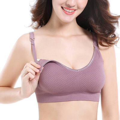 

Fashion new square breathable buckle high elasticity pregnant breastfeeding bra