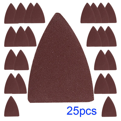 

25pcs Finger Sand Paper Kit Oscillating MultiTool Pad for Makita Fein Ryobi Task