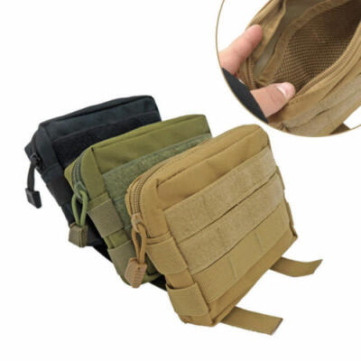 

Tactical Molle Pouch EDC Multi-purpose Belt Waist Pack Bag Utility Phone Pocket