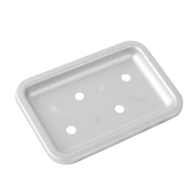

Greensen Aluminum Alloy Wall Mounting Soap Sponge Drainage Storage Box Holder Silver