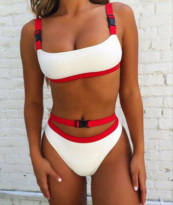 

Women Sexy Bandage Bikini Push-up Padded Bra Swimsuit Bathing Monokini Swimwear