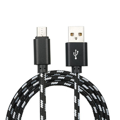 

Micro USB Charging Cable Charging Data Cable Micro USB Phone Cable Data Sync Nylon Braided for Samsung Huawei Xiaomi Golden