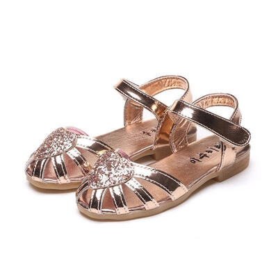 

Newborn Kid Girl Leather Princess Sandals Soft Crib Shoes Toddler Prewalker