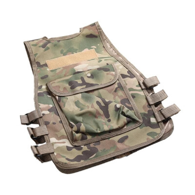 

Kids Outdoor Vest Waistcoat Adjustable Children Camouflage Multi-pockets Jacket for Camping Hunting Games Hiking Equipment