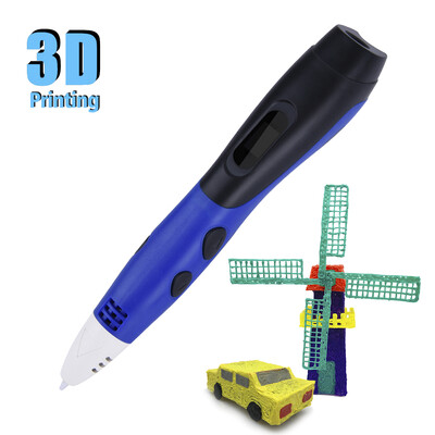 

Intelligent 3D Drawing Printing Pinter Pen Low Temperature 3D Pen With LCD Screen Display PCL Filament Refills Gifts for Kids Chil