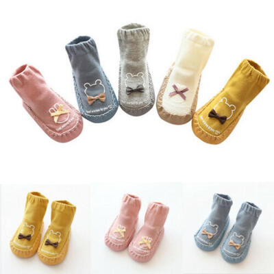 

Baby Cute Cartoon Non-slip Cotton Toddler Floor Socks Kids Shoes Slipper Socks