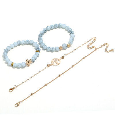 

4pcs set Fashion of Life Turtle Bracelets Bracelets Sets