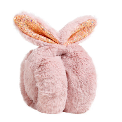 

Womens Winter Fashion Outdoor Earmuffs Cute Rabbit Ears Design Soft Plush Ear Warmer Warm Ear Protector Folding Ear Muff