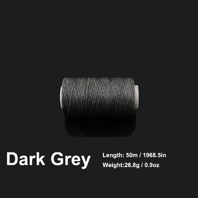 

10mm 50 Meters Long Flat Waxed Thread Waxed String for Leather Sewing