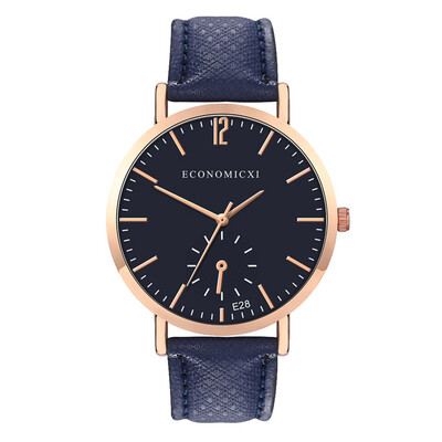 

RM Fashion Simple Belt Watch Single Digital Fake SIngle Eye Female Quartz Watch