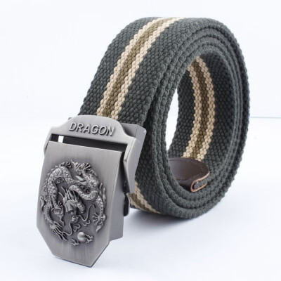 

Chinese style Men Belt Automatic buckle men casual dragon Belt Men thickening Canvas Belt Outdoor Men tidal current cowboys Belt