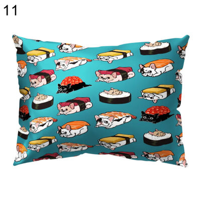 

Flower Seashell Sushi Pillow Case Cushion Cover Sofa Bed Car Cafe Office Decor