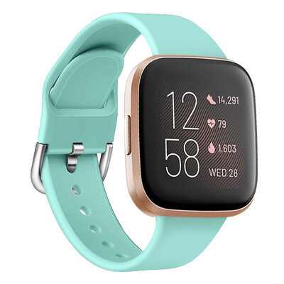 

ECSEM Sport Band for Fitbit Versa LiteSE Soft Breathable Silicone Strap Replacement Wristband for Men Women
