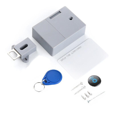 

Battery RFID IC Card Sensor Cabinet Drawer Intelligent SmartLock DIY Invisible Hidde Digital Lock without Perforate Hole