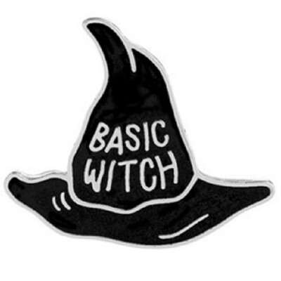 

Pins&Brooches Witch Magic Hat Cartoon Brooch Hard Enamel Pins Wizard Pin Witch Pins Hat Bag Jeans Sweater Jewelry