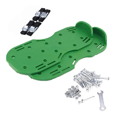 

Lawn Aerator Shoes Effective Tool for Aerating Yard Soil 22" Spike Aerating Sandals with Adjustable 2 Straps Metal Buckle 26 Stee