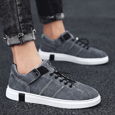 

Autumn shoes mens casual shoes Korean version of the trend of wild mens shoes students small black tide shoes chef