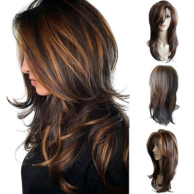 

〖Follure〗Fashion Short Sexy Wig Front Wavy Black Women Red Synthetic Wigs Rose Net Hot
