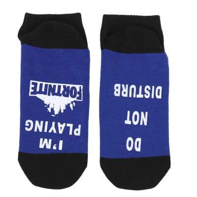 

Fashion Novelty Mens Unisex Gift For Fortnite Lovers Do Not Disturb Im Playing Fortnite Ankle Socks Socks