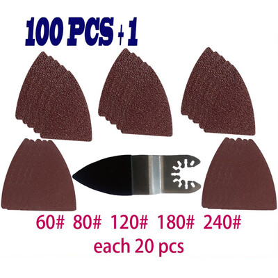 

100× Sanding Sanding Blade Finger For MultiMaster Swing Tools Accessories