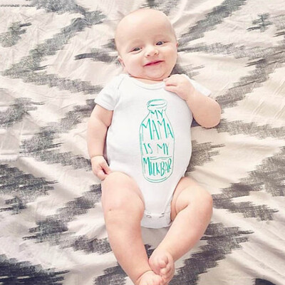 

Newborn Baby Girls Letter Bottom Color Print Jumpsuit Bodysuit Romper Clothes