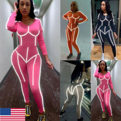

US Women One Piece Romper Outfits Set Top Shorts Bodycon Club Jumpsuit Playsuit