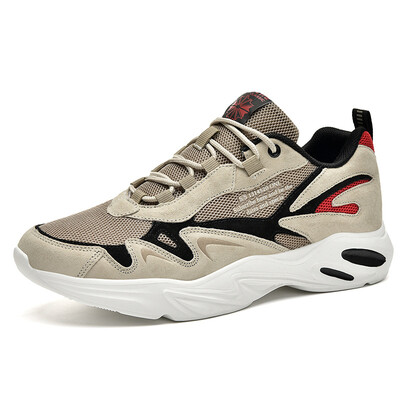 

Mens shoes lightweight breathable running shoes fashion microfiber shock absorption old shoes gym sports shoes