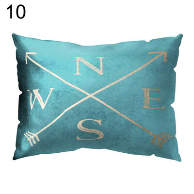 

Colorful Stripe Car House Pillow Case Cushion Cover Sofa Bed Car Office Decor