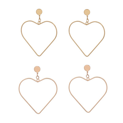 

Summer Sweet Alloy Heart Dangle Drop Earrings
