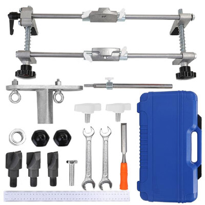 

Multifunctional Professional Locksmith Woodworking Door Lock Mortiser Kit Hole Saw Opener Intallation Mortising Jig Tool Maintenan